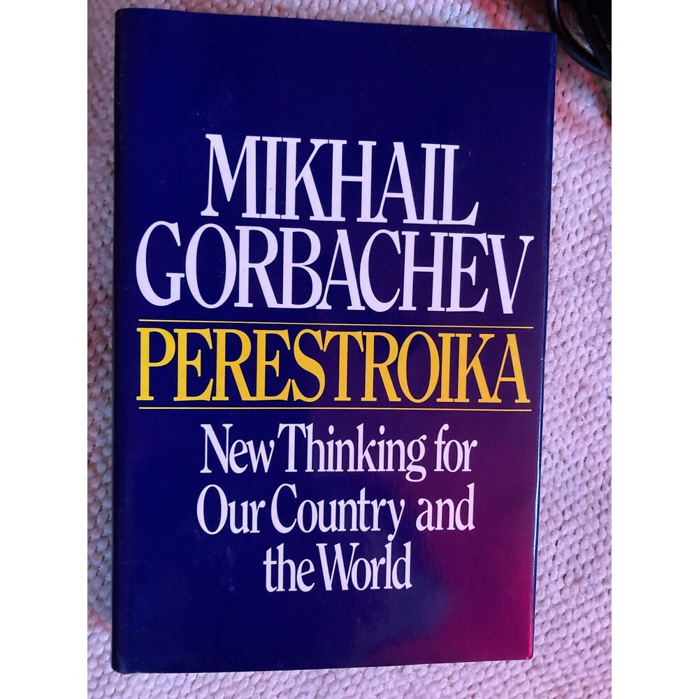 RARE Mikhail Gorbachev Perestroika - 1st Ed, 1st Print, Hardcover w/Dust Cover